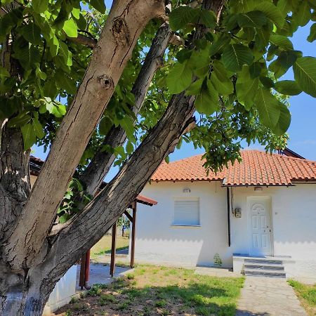 Вілла White Clam Vintage House With Sea View & Garden Макріялос Екстер'єр фото